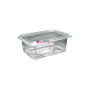 1000cc Pet Container Hinged (Pack of 20 pcs)