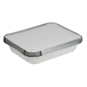 1900cc Aluminuim container plus lid- pack of 10 pcs