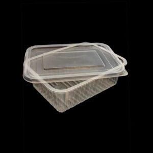 5×7 1000ml Clear Container with Lid “XPRO” – 10 pieces