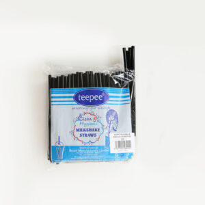 DS6 Black Unwrapped Straws