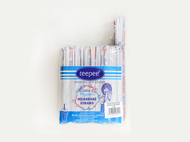 DS7 Black Wrapped Straws
